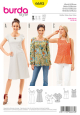 Böttger Stoffenwinkel - jurk, blouse en top (maat 32-44) Burda 6685 - burda6685