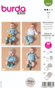Böttger Stoffenwinkel - babypakje (maat 50-80) Burda 9204 - Burda9204