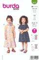 Böttger Stoffenwinkel - zomerjurkje (maat 104-146) Burda 9212 - Burda9212