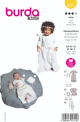 Böttger Stoffenwinkel - doopjurk (maat 56-92) Burda 9221 - Burda9221