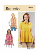 Böttger Stoffenwinkel - blouse (maat 34-42 ) Butterick 6897 - B6897-B5