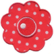 Böttger Stoffenwinkel - strijk embleem dots flowers 0 - 013.8686v3