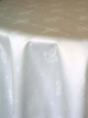 Böttger Stoffenwinkel - witte katoen damast met franse lelie 3 meter breed - 28008