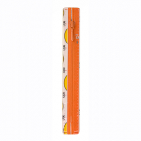 oranje rits niet deelbaar, 60 cm (0693)