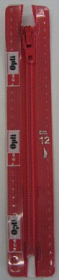 oranjerode rits niet deelbaar, 60 cm (0725)