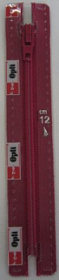 rode rits niet deelbaar, 60 cm (0752)