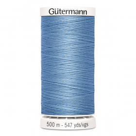 lichtblauw (143) naaigaren - 500 meter