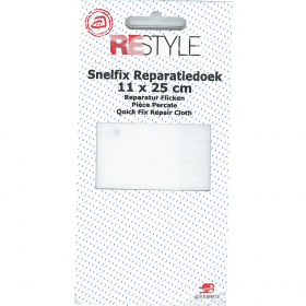 ReStyle Snelfix reparatiedoek, 11 x 25 cm, wit