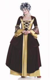 Rococo jurk (maat 36-52), Burda 2447