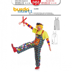Clown (maat 40-54), Burda 2453