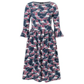 jurk (maat 34-44) Burda 5708