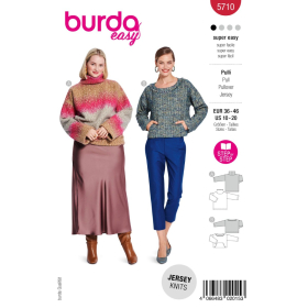pullover (maat 36-46) Burda 5710