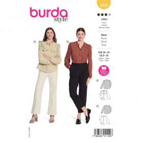 blouse (maat 34-44) Burda 5939