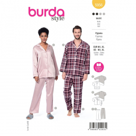 pyjama (maat M-XL) Burda 5956