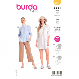 blouse (maat 34-44) Burda 6001