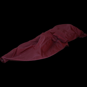 warm cerise gladde dupion zijde 