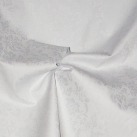 wit zwitsers katoen jacquard geweven