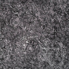 zwart wit gedessineerd zijde viscose ausbrenner