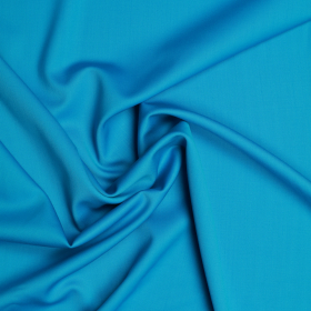 turquoise wol faille stretch italiaans import