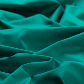 emerald groen satijn katoen viscose met stretch