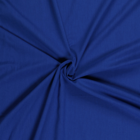 kobaltblauw linnen de luxe kreukarm