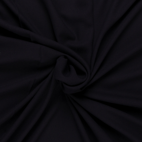 donkerblauw wol terlenka crepe