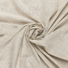 bedrukt off-white micro stof