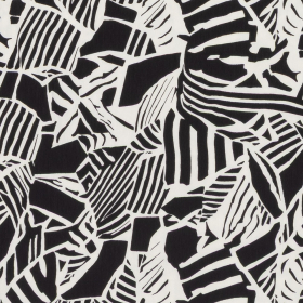 zwart wit micro stof abstract bedrukt