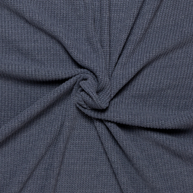 denimblauw katoenblend big knit