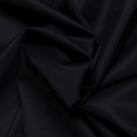 marine blauw wol blend kamgaren met stretch