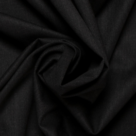 donker antraciet gemeleerd wol blend kamgaren met stretch