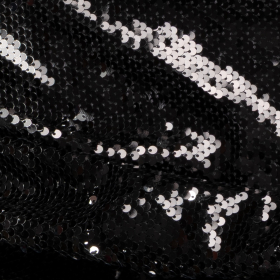 zwart zilver pailletten heen en weer