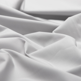 licht grijs satijn katoen viscose met stretch