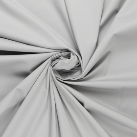 licht grijs satijn katoen viscose met stretch