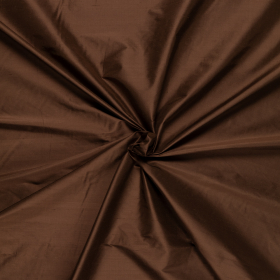 chocolade bruin zijde shantung