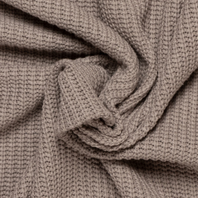 taupe katoenblend big knit