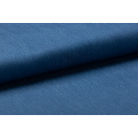 midden blauw chambray denim met stretch