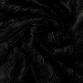 zwart grijs melange fancy fur imitatiebont 