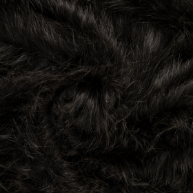 zwart grijs melee fancy fur imitatiebont 