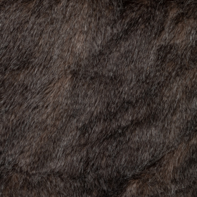 donkerbruin grijs melange fancy fur imitatiebont 