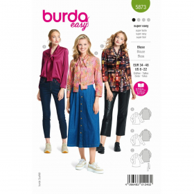 blouse (maat 34-48) Burda 5873