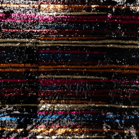 multi color gestreept pailletten Italiaans import