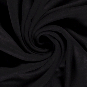 zwart angora jersey met stretch