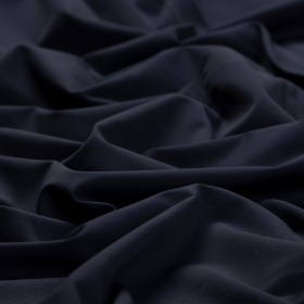 donkerblauw crepe travel stof
