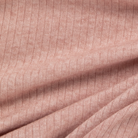 roze ribbel jersey met stretch