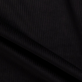 Zwarte corduroy stof