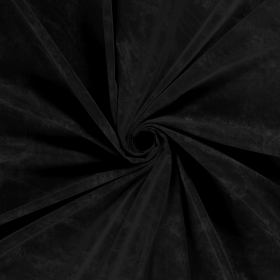 zwart abstract bedrukt imitatieleer stof met stretch