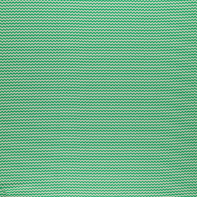groen wit linnen viscose stof met zigzag motief