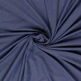 blauw stretch denim stof, wasbaar op 95 graden