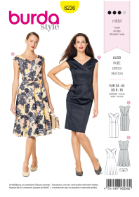 zomerjurk (maat 34-44) Burda 6236